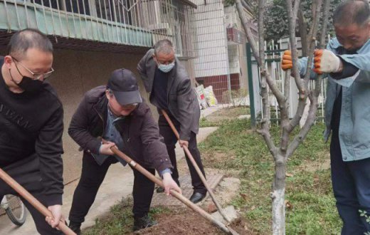 黨旗插在一線 共建綠色家園 —— 寶雞市國有資產經營有限責任公司機關（第一）、（第二）黨支部聯合寶雞國資正能物業管理有限公司黨支部開展“植樹節”主題黨日活動